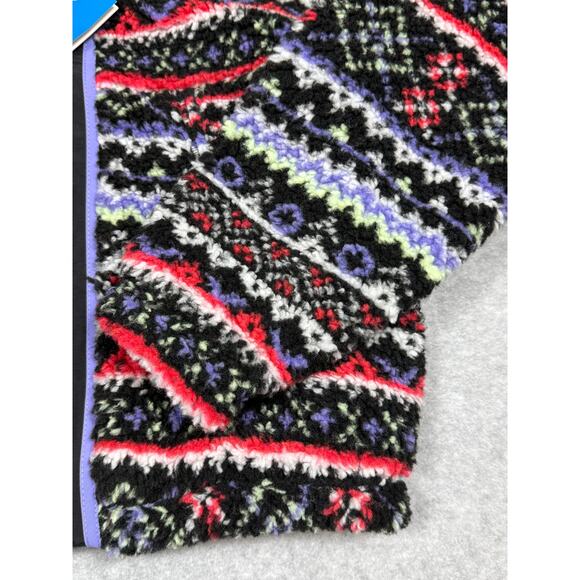 DSG Youth Girls Size L Cozy Fleece Full Zip Jacket Funky Fair Isle NWT - Picture 5 of 11